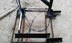 安岩物联施工现场：甘肃陇南成县磨坝峡水库大坝三向测缝计安装